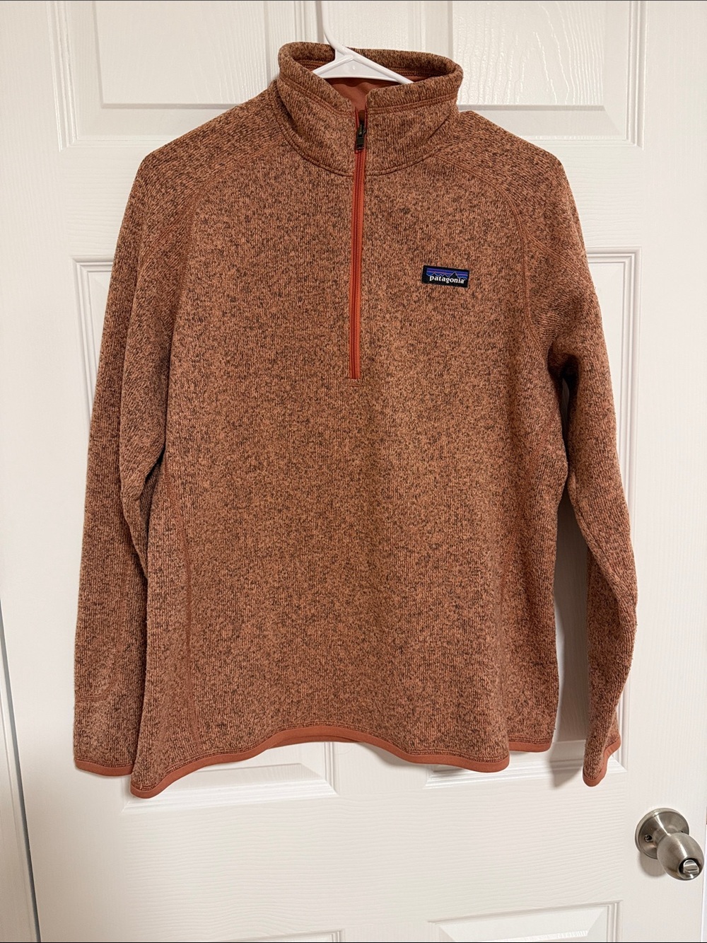 Patagonia Half-Zip Fleece Pullover - Rust Orange Heather